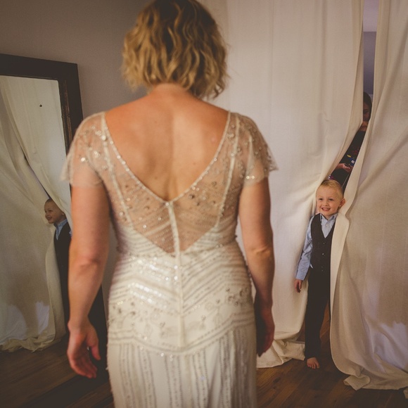 Jenny Packham Wedding Dress. Used. Once. Obvi ;) - Picture 4 of 17